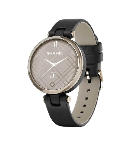 Garmin Lily CreamGold, Black, Leather, Classic Edition-010-02384-F1
